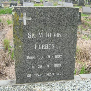 FORBES Kevin 1892-1983