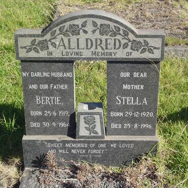 ALLDRED Bertie 1919-1964 &amp; Stella 1920-1996