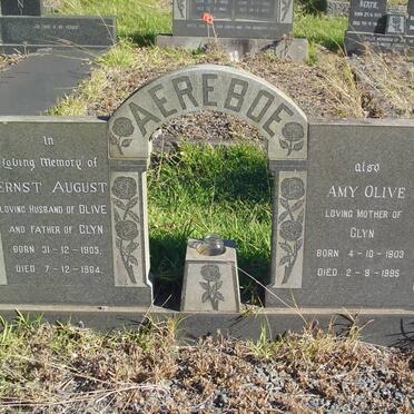 AEREBOE Ernst August 1905-1964 &amp; Amy Olive 1903-1995