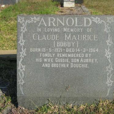 ARNOLD Claude Maurice 1921-1964