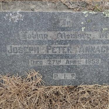 ANNACKER Joseph Peter -1953