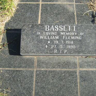 BASSETT William Fleming 1914-1990