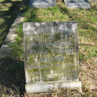 BALDWIN Peter Graham 1943-1947