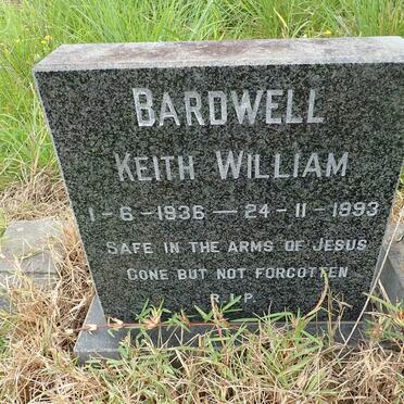 BARDWELL Keith William 1936-1993