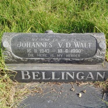 BELLINGAN Johannes v.d. Walt 1943-1990