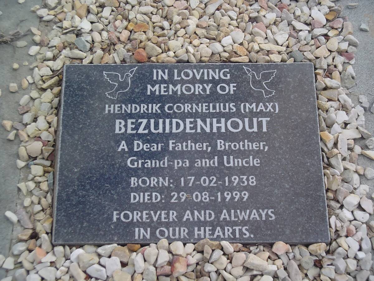 BEZUIDENHOUT Hendrik Cornelius 1938-1999