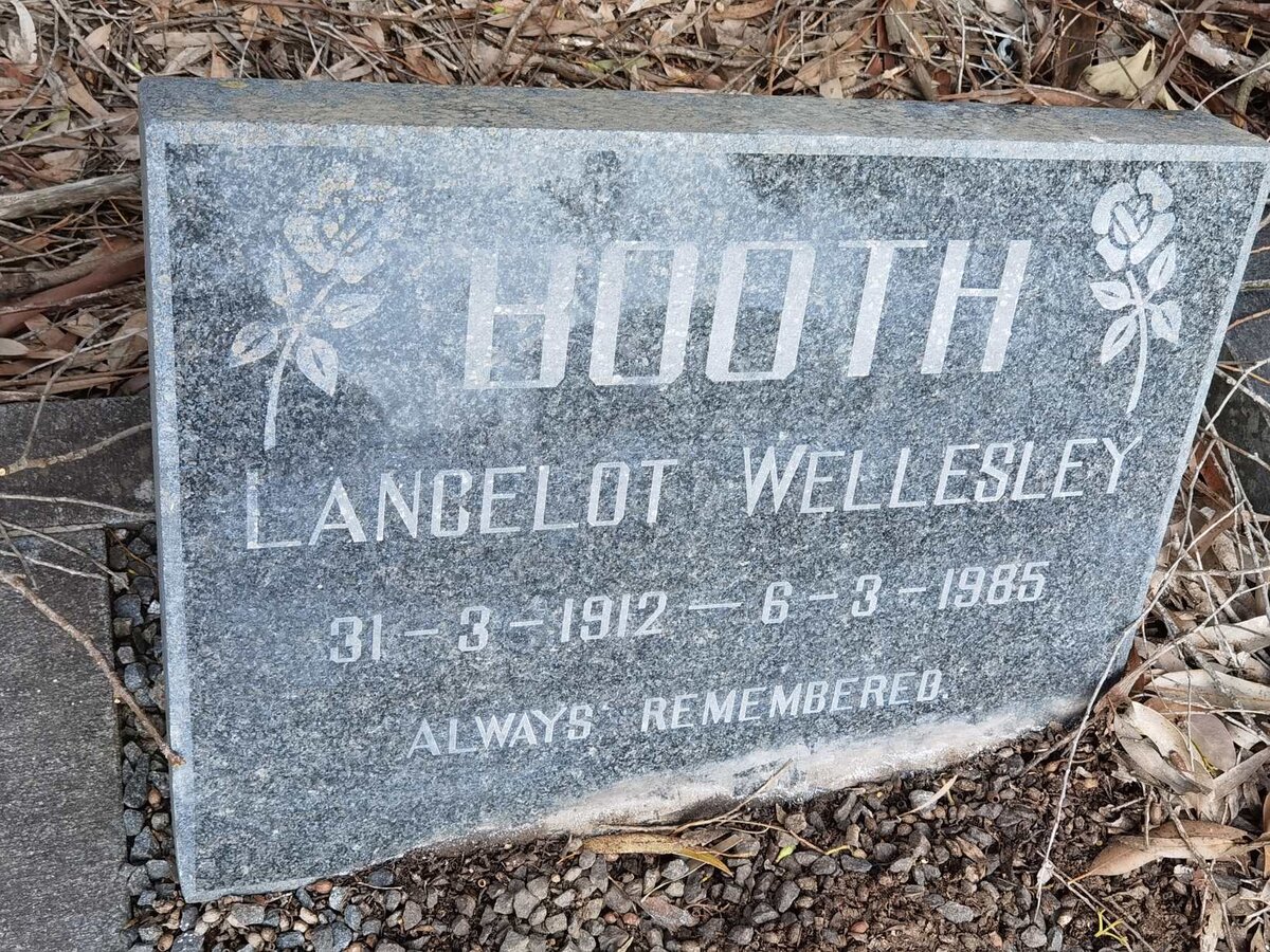 BOOTH Lancelot Wellesley 1912-1985