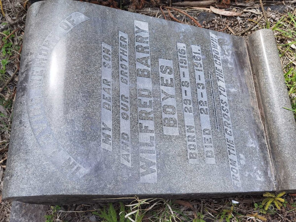 BOYES Wilfred Barry 1916-1961