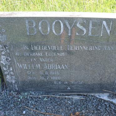 BOOYSEN Willem Adriaan 1945-1980