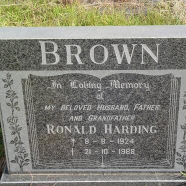 BROWN Ronald Harding 1924-1988