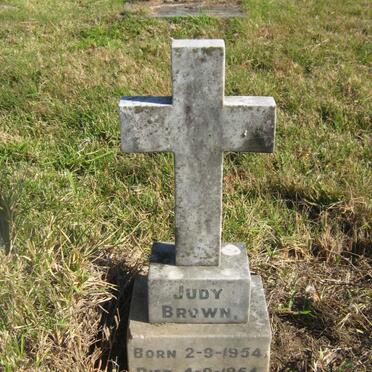 BROWN Judy 1954-1954