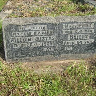 BRIGHT William Justus -1938