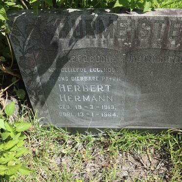 BURMEISTER Herbert Hermann 1919-1964