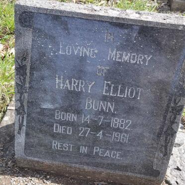 BUNN Harry Elliot 1882-1961