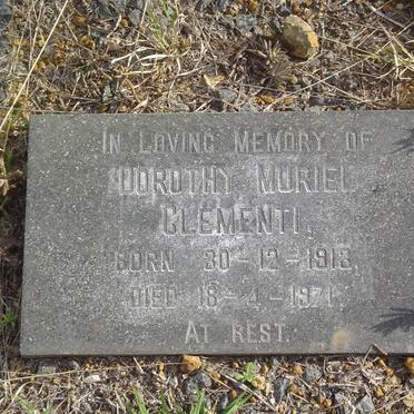 CLEMENTI Dorothy Muriel 1913-1971