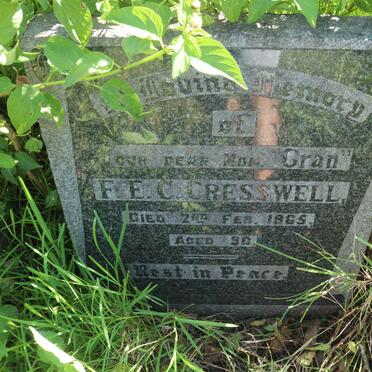 CRESSWELL F.E.C. -1965