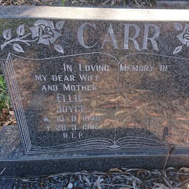 CARR Ellie Joyce 1949-1985