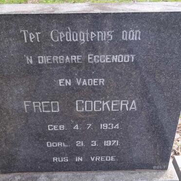 COCKERA Fred 1934-1971