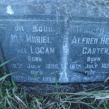 CARTER Alfred Henry 1896-1951 &amp; Ida Muriel LOGAN 1899-1984