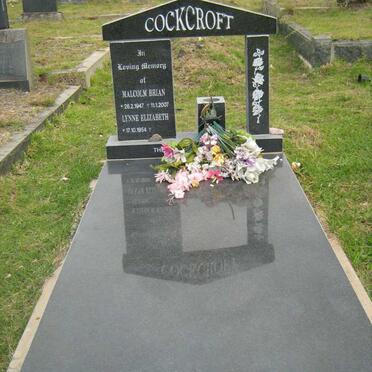 COCKCROFT Malcolm Brian 1947-2007 &amp; Lynne Elizabeth 1954-