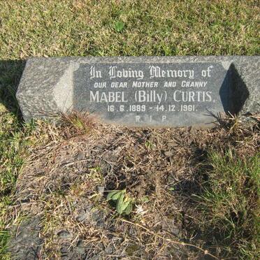 CURTIS Mabel 1889-1961