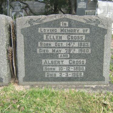 CROSS Albert 1880-1968 &amp; Ellen 1883-1960