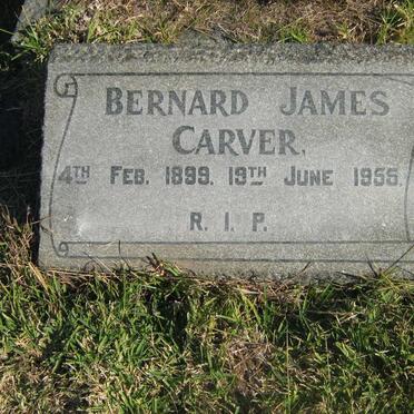 CARVER Bernard James 1899-1955
