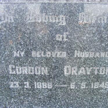 DRAYTON Gordon 1888-1949