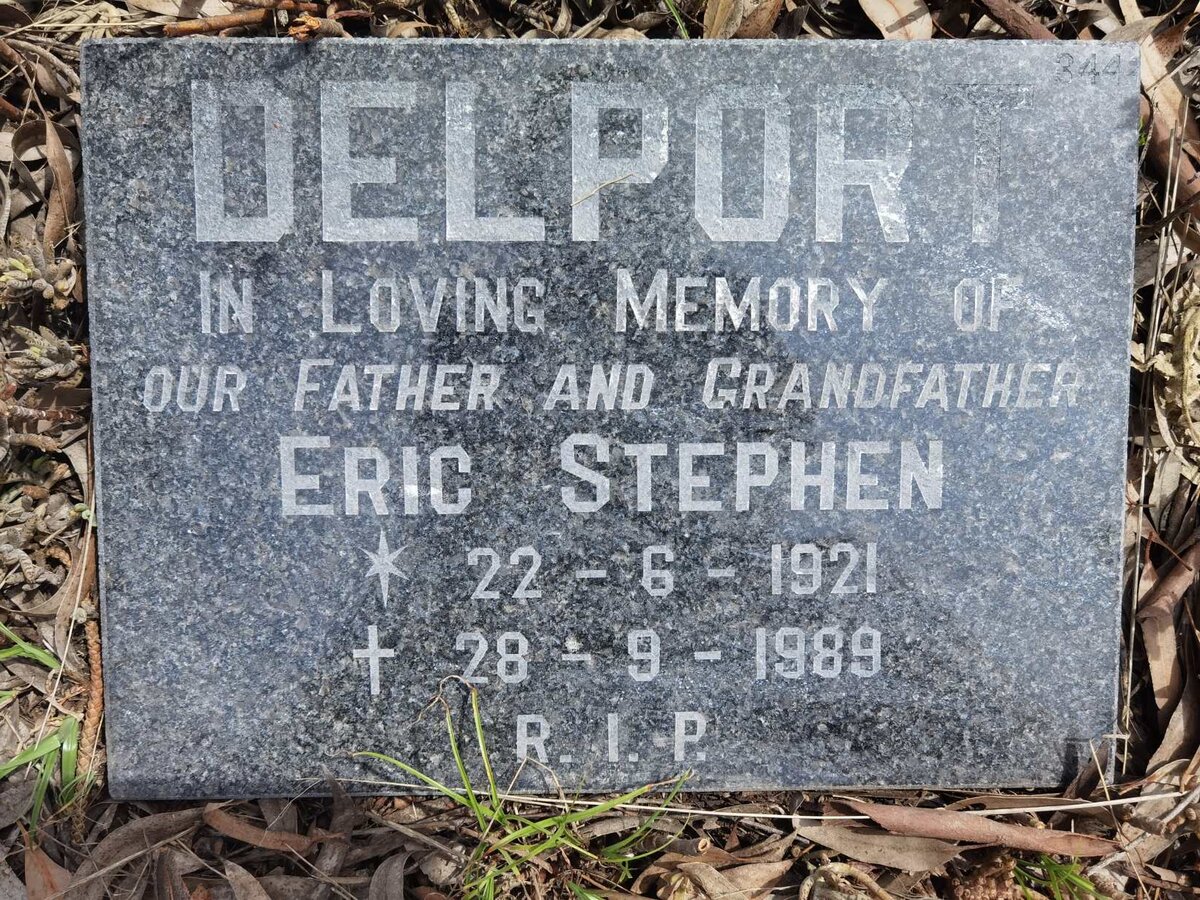DELPORT Eric Stephen 1921-1989