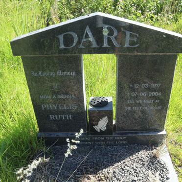 DARE Phyllis Ruth 1917-2004