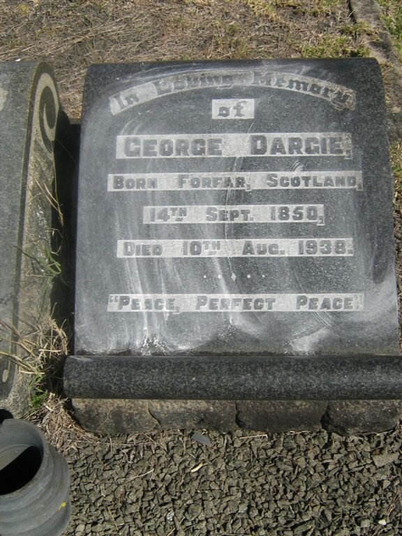 DARGIE George 1850-1938
