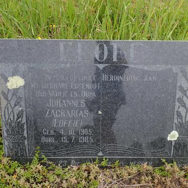 ELOFF Johannes Zacharias 1905-1985