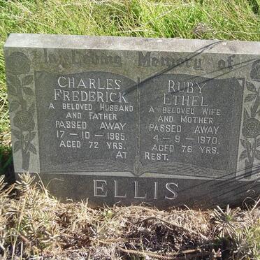 ELLIS Charles Frederick -1965 &amp; Ruby Ethel -1970 
