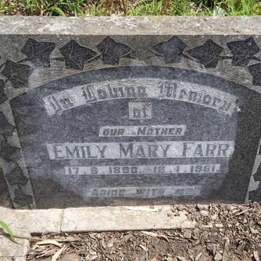 FARR Emily Mary 1890-1961