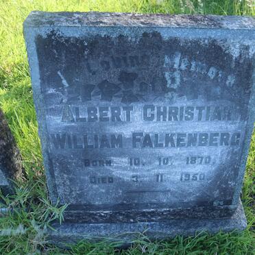 FALKENBERG Albert Christian William 1870-1950