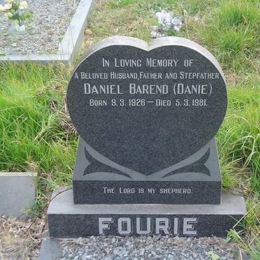 FOURIE Daniel Barend 1926-1981