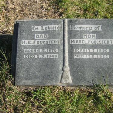 FOUGSTEDT H.E. 1870-1948 &amp; Mabel 1890-1966