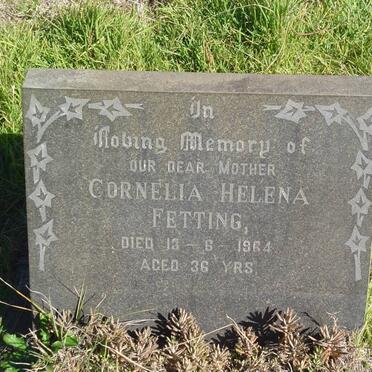 FETTING Cornelia Helena -1964