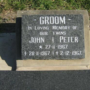 GROOM John 1967-1967 :: GROOM Peter 1967-1967