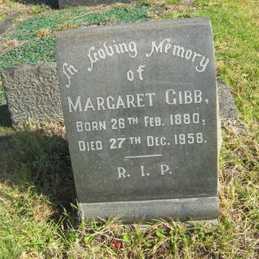 GIBB Margaret 1880-1958
