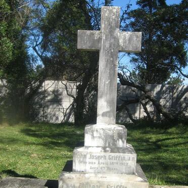GRIFFIN John Joseph J.P. -1922 &amp; Eleanor -1942