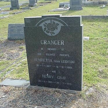 GRANGER  Henry Gray 1885-1975 &amp; Henrietta LEIGHTON 1887-1969