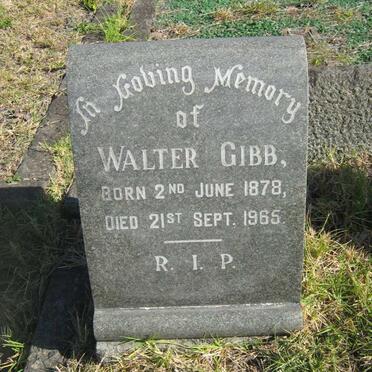 GIBB Walter 1878-1965