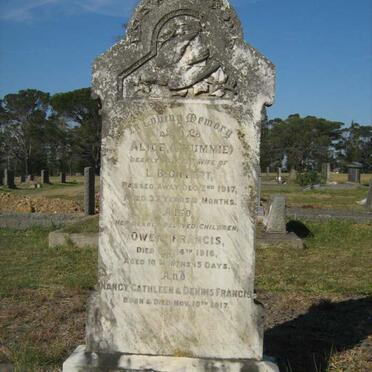 GILBERT Alice  -1917 :: GILBERT Owen  -1916 ::  GILBERT Nancy Cathleen -1917 :: GILBERT Dennis Francis -1917