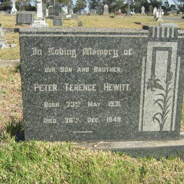 HEWITT Peter Terence 1931-1949
