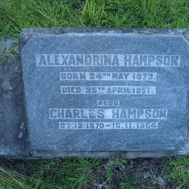 HAMPSON Charles 1870-1954 &amp; Alexandrina 1873-1951