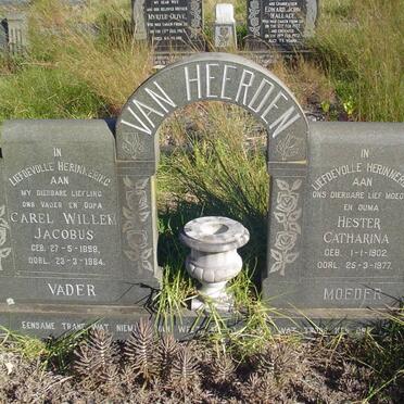 HEERDEN Carel Willem Jacobus, van 1898-1964 &amp; Hester Catharina 1902-1977 