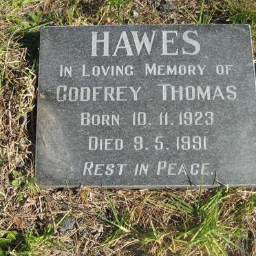 HAWES Godfrey Thomas 1923-1991