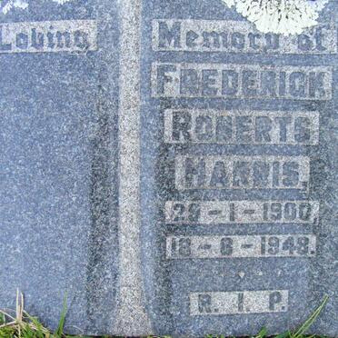 HARRIS Frederick Roberts 1900-1948
