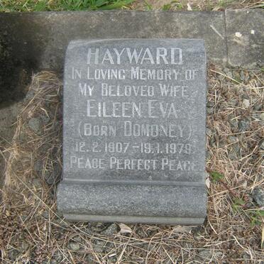 HAYWARD Eileen Eva born DOMONEY 1907-1979